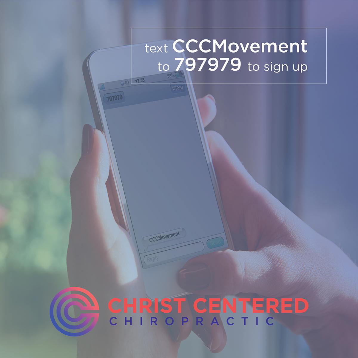 Text CCCMovement to 797979